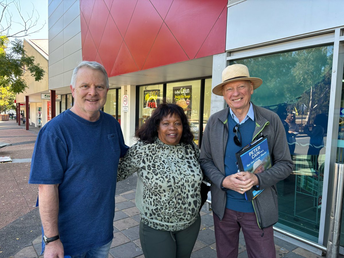 Friendly couple at Kippax during Mobile Office last weekend.