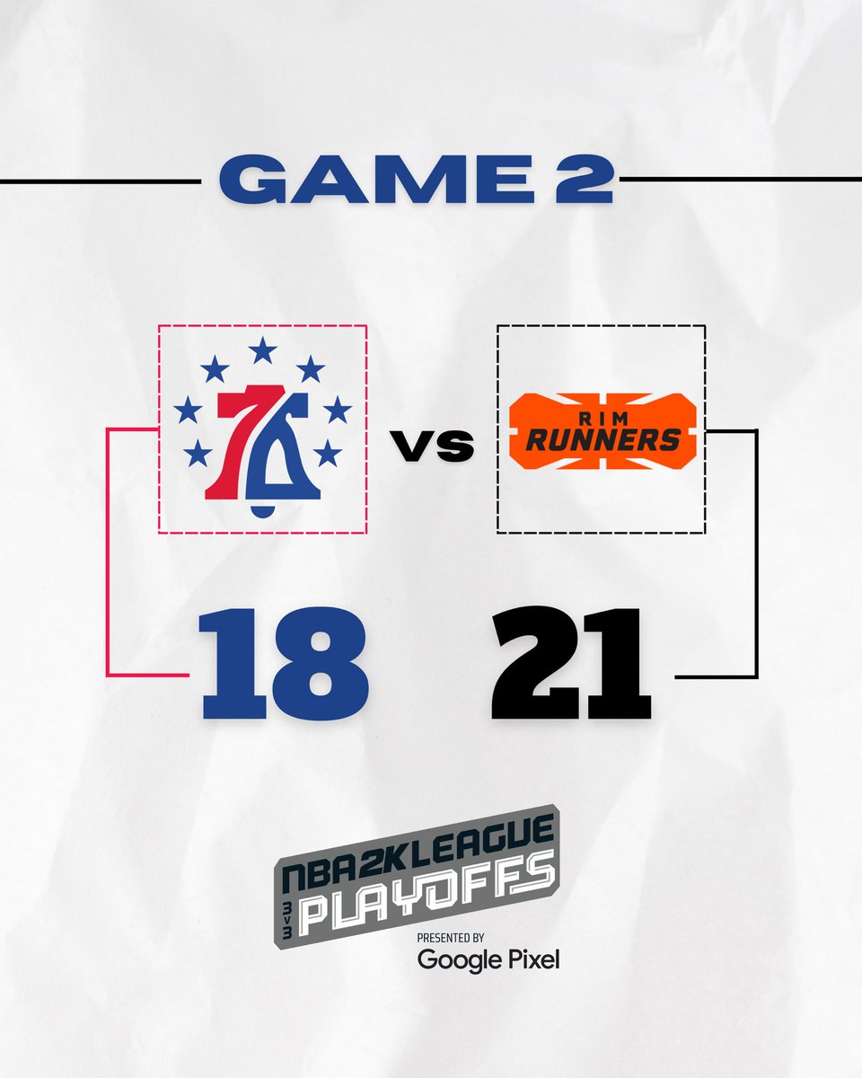 game 2 final series is tied 1-1 tune in: twitch.tv/nba2kleague