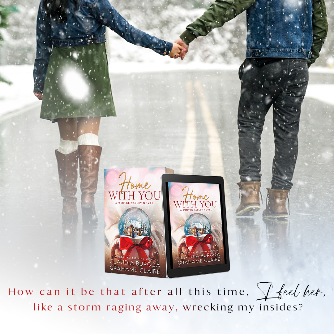 An imaginary hedgehog fairy made me famous. A Blizzard made me fall in love. From USA Today Bestselling authors Claudia Burgoa and Grahame Claire comes Home with You, available now. amzn.to/3pTCoAD #nadinebookaholic #ad