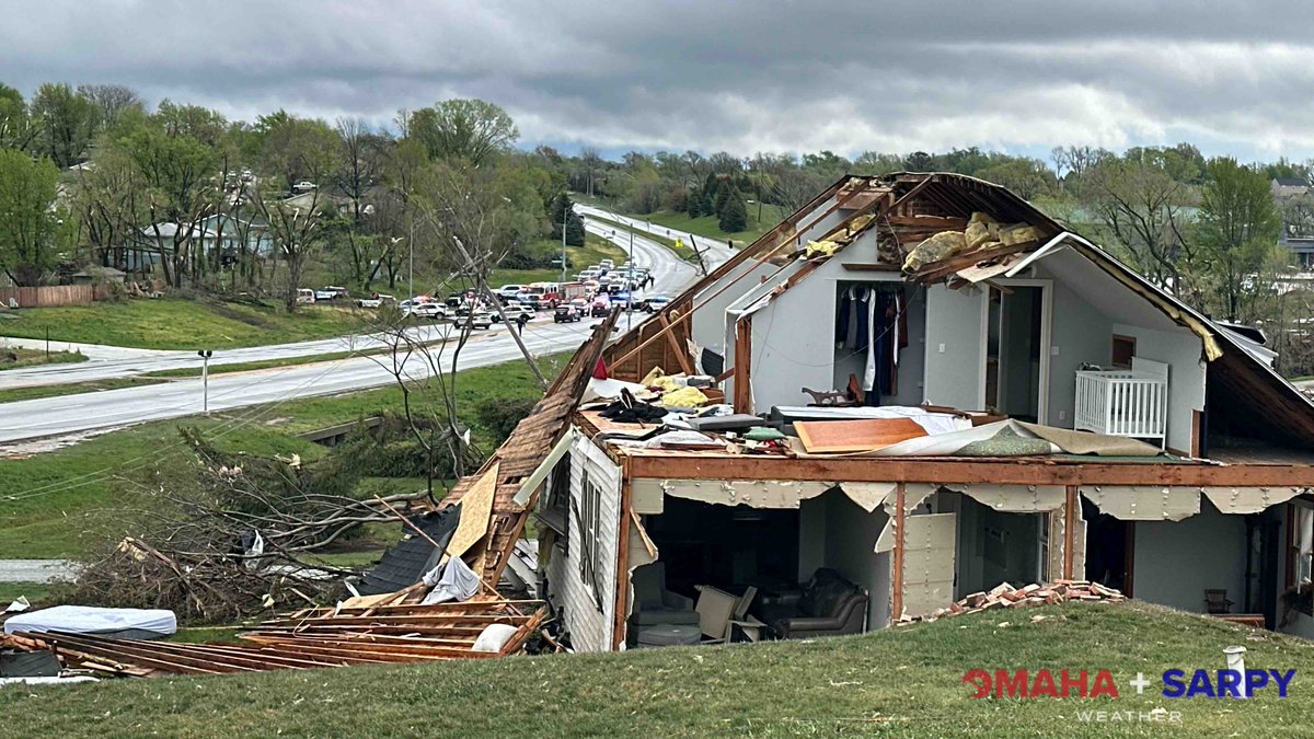 📸: Destruction after tornado ripped through Northwest Douglas County.