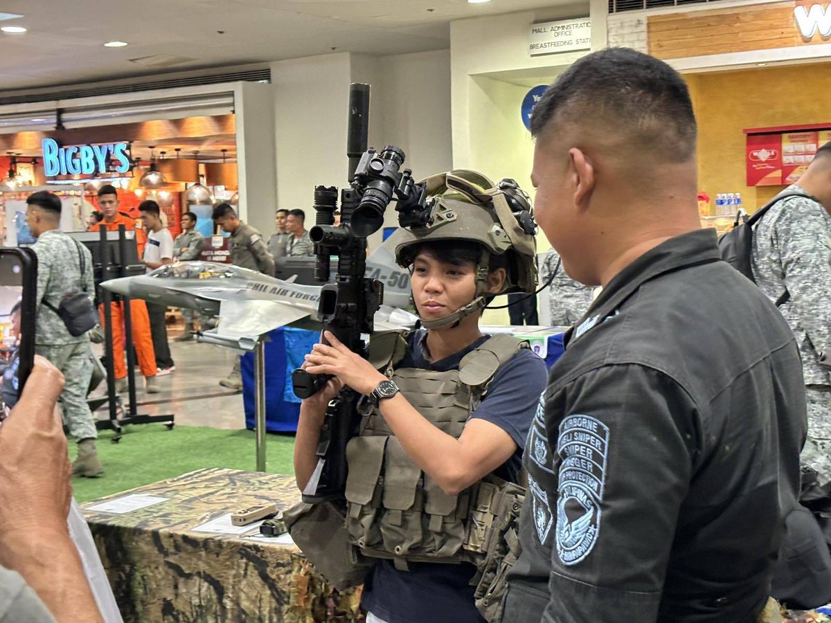 PAF brings exciting anniversary exhibit to SM City Iloilo

See full story: facebook.com/share/p/fhmsd1…

#AcceleratewithExcellence #GuardiansofourPreciousSkies
#PAFyoucanTrust #OneAFPOnePHILIPPINES #StrongAirForceStrongPHILIPPINES #AFPyoucanTRUST #MallExhibit