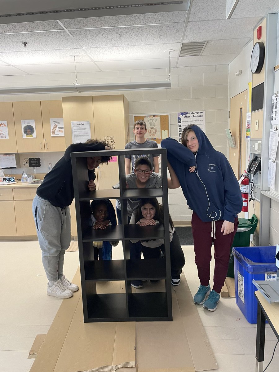 mrspilozzi's tweet image. This crew was so excited to build our new shelving unit. They learned about the purpose of dowels, the importance of rereading instructions and being patient. Loved witnessing  the truly remarkable  collaboration. @SJPIIOakville