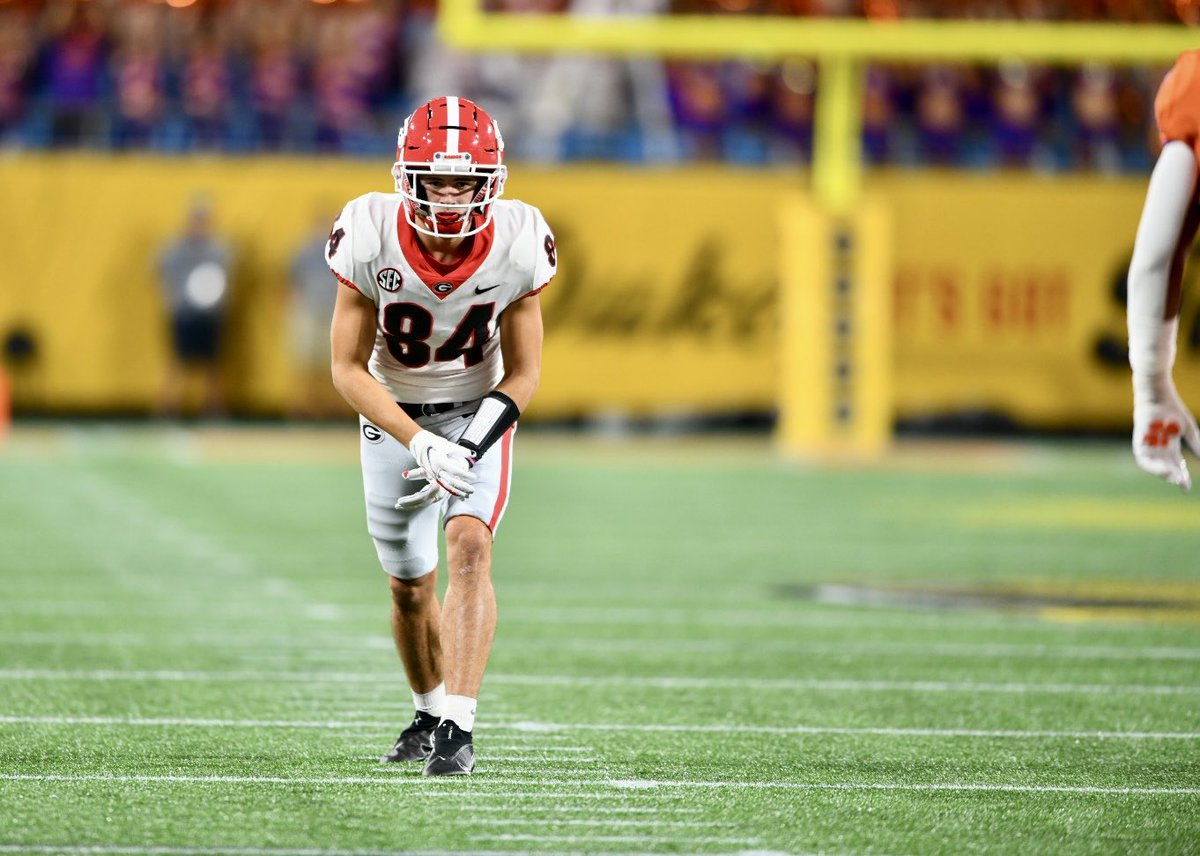 'If you aren't sure, No. 84 is Ladd McConkey. I expect him to get some snaps.' - note to our readers before the Georgia-Clemson game. AD Mitchell, Jermaine Burton and George Pickens were also on that squad. McConkey was drafted higher than all of them.