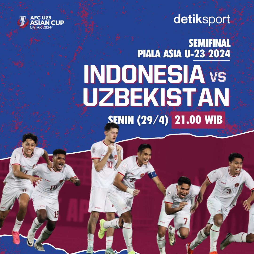 #AFCU23ONDETIKSPORT 𝐔𝐙𝐁𝐄𝐊𝐈𝐒𝐓𝐀𝐍 𝐓𝐀𝐍𝐓𝐀𝐍𝐆 𝐆𝐀𝐑𝐔𝐃𝐀 𝐌𝐔𝐃𝐀 🇮🇩⁣ ⁣ Setelah berhasil menyingkirkan⁣ Arab Saudi di perempatfinal, Uzbekistan berhasil lolos ke semifinal dan menantang Garuda Muda ⚽️⁣ ⁣ Ayo berikan yang terbaik, Garuda Muda! 🦅…