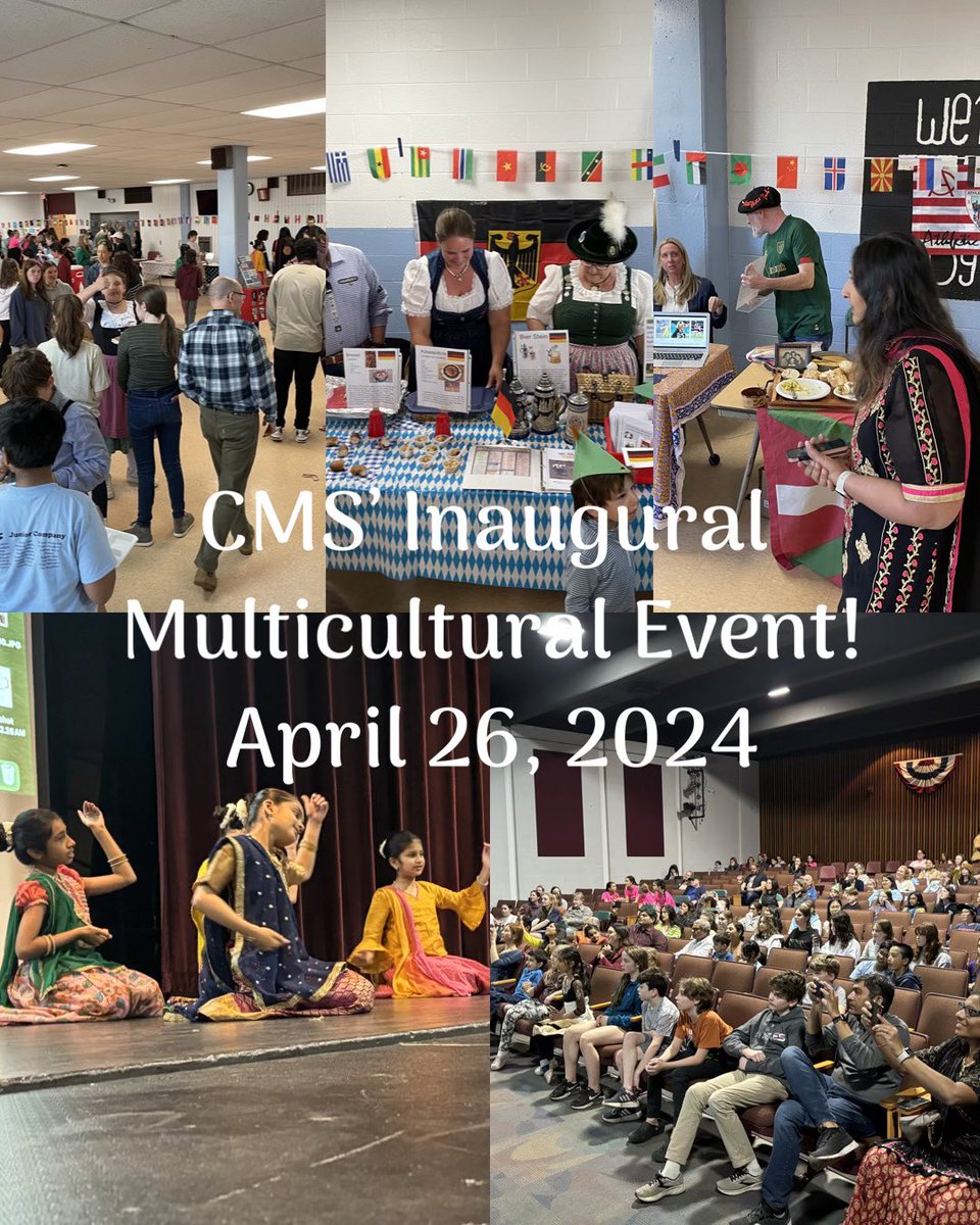 Tonight’s CMS’ Inaugural Multicultural Event was a HUGE success!! Close to 30 countries, over 300 students, teachers, family members! So grateful for the incredible work done behind the scenes by our PTG and teacher DEIB Teacher Leads! 🇬🇧🇨🇴🇺🇦🇯🇵🇨🇦🇦🇺🇩🇰<a href="/CPSCCRSD_DEIB/">Andrew K. Nyamekye</a>
