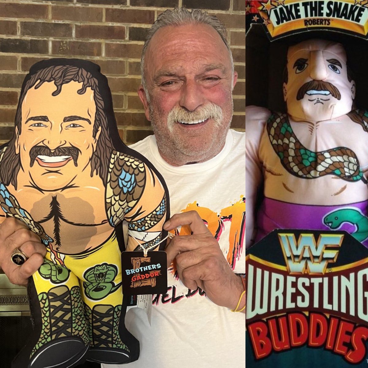 One of your childhood favorites is back! I’m signing them now at JakeTheSnakeShop.com #AEW #AEWCollision
