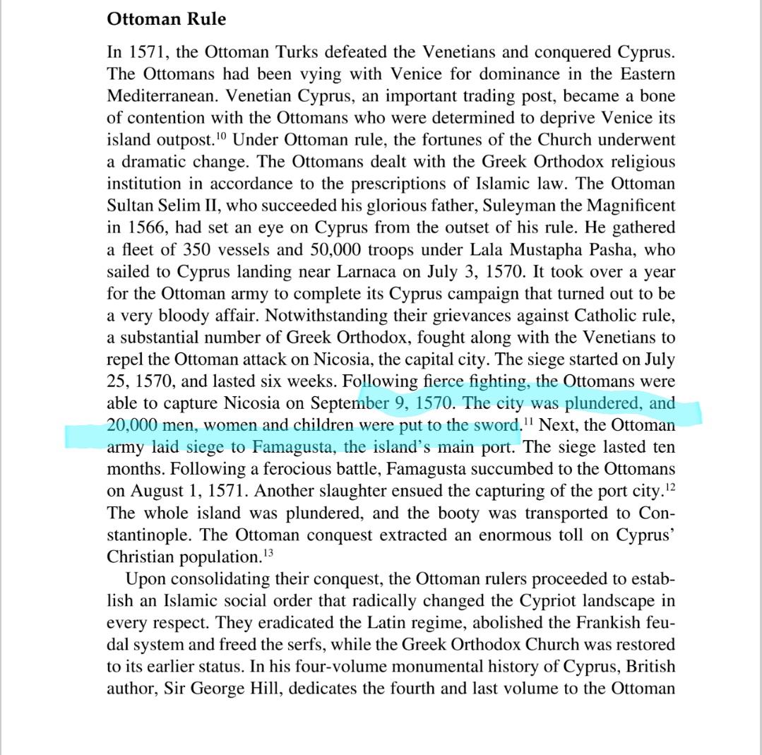 @Haci_Musto @D_abdulkader @artemis_klin 800000 Turkish Cypriots😂😂 
Yes there has been massacres between Greeks and Turks. First massacre was when the Turks first stepped foot on Cyprus killing 20000 people in Sep 1570👇