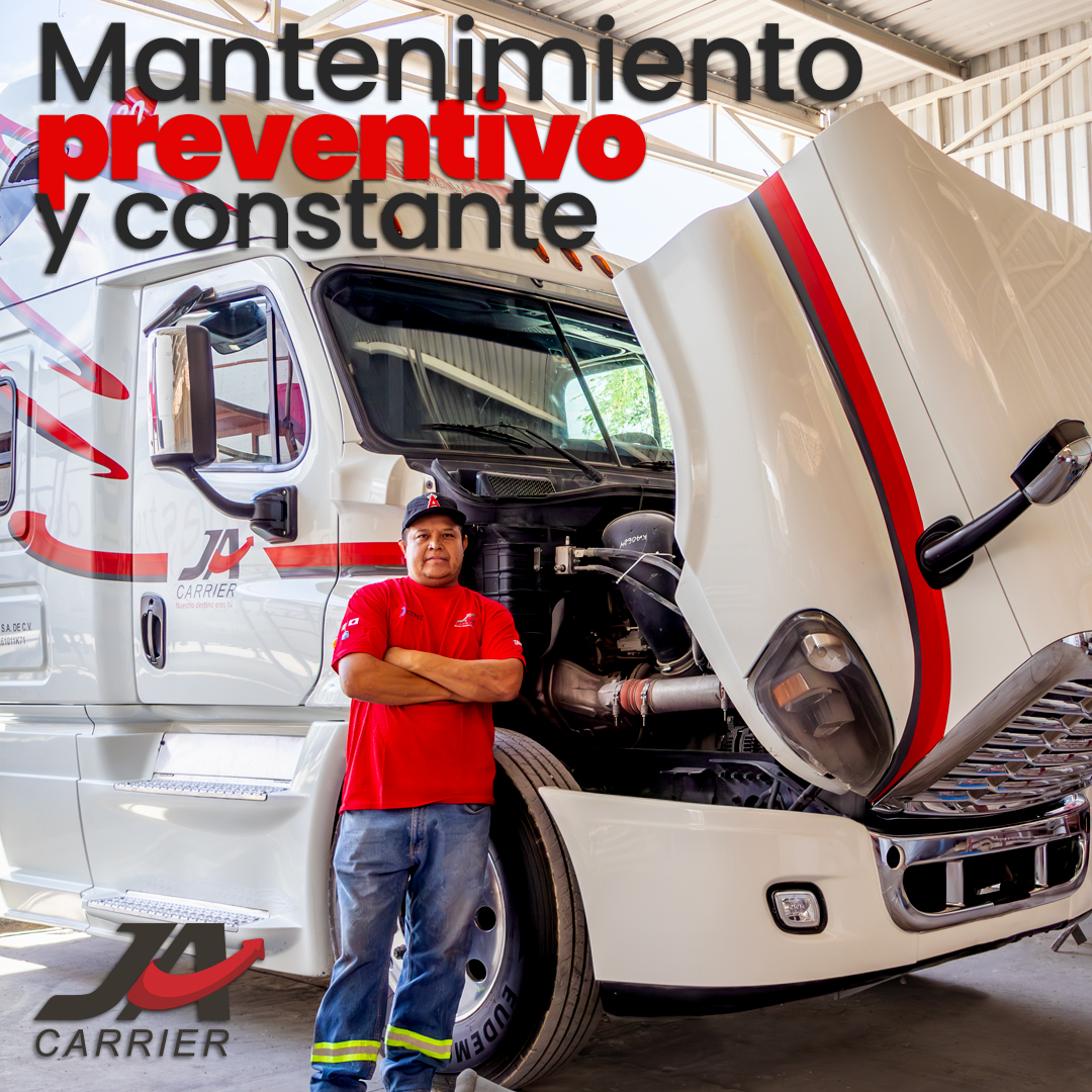 Nos aseguramos de que todo esté bajo control para entregar siempre tu carga a tiempo y sin problemas. 🚛 🔧⚙️

#certificacionctpat #ctpat #transportedecarga #CadenaDeSuministro #Mexico #USA #TLCAN #JACarrier