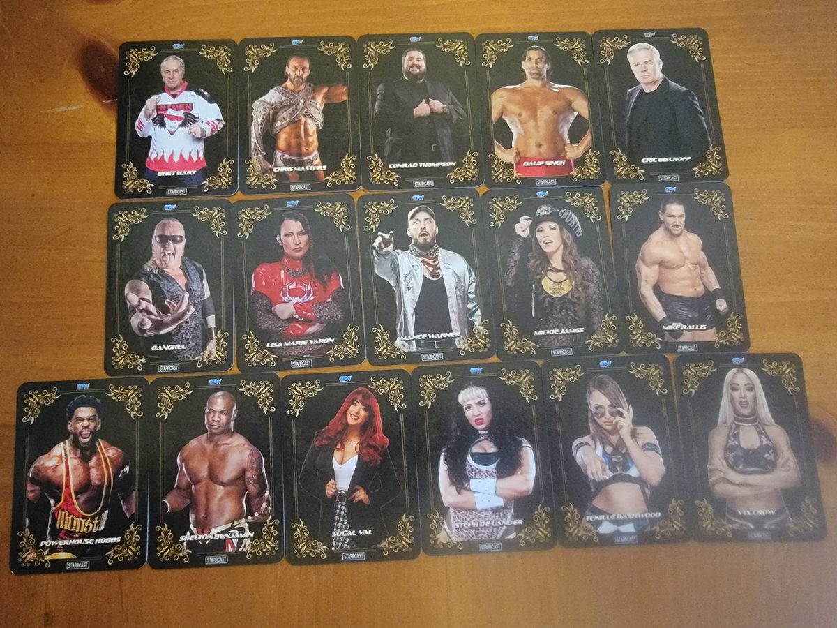 A look at the 2024 @opwlive / @StarrcastEvents trading card set from @AusWresCards. #OPW #StarrcastDownUnder #WrestlingCards #WrestlingTradingCards