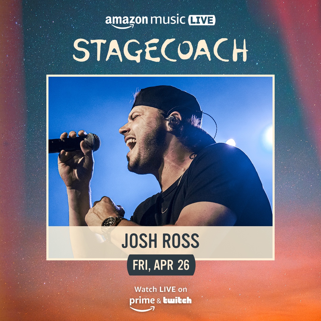 JOSH ROSS (@musicjoshross) on Twitter photo watch me perform live at <a href="/Stagecoach/">Stagecoach Festival</a> right now only on <a href="/amazonmusic/">Amazon Music</a> and <a href="/PrimeVideo/">Prime Video</a> 🎡🍻 LET’S GOOO! amzn.to/StagecoachLive1 watch me perform live at <a href="/Stagecoach/">Stagecoach Festival</a> right now only on <a href="/amazonmusic/">Amazon Music</a> and <a href="/PrimeVideo/">Prime Video</a> 🎡🍻 LET’S GOOO! amzn.to/StagecoachLive1