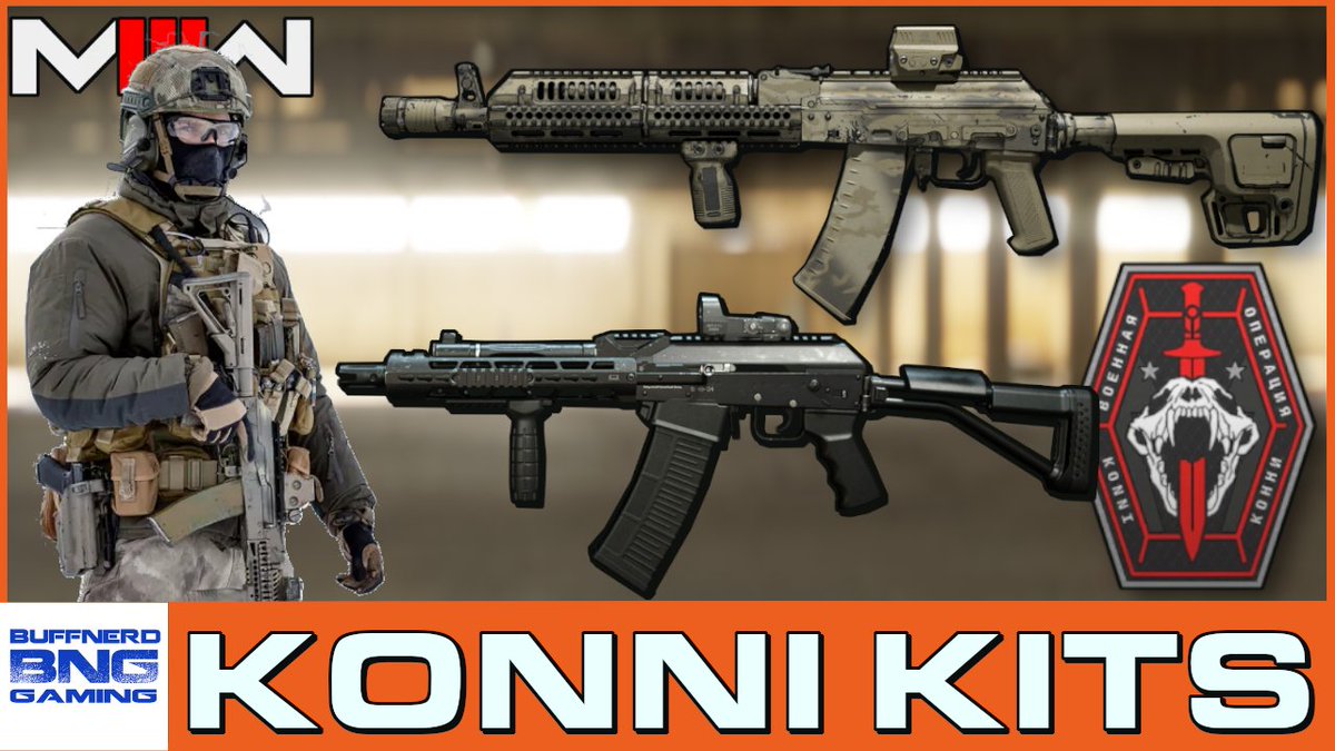 Konni Groups Kits! #MW3  #ModernWarfareIII #MWIII #Warzone #Konni #ShadowCompany @SHGames @InfinityWard 
youtu.be/fCRVR-Hrw2g