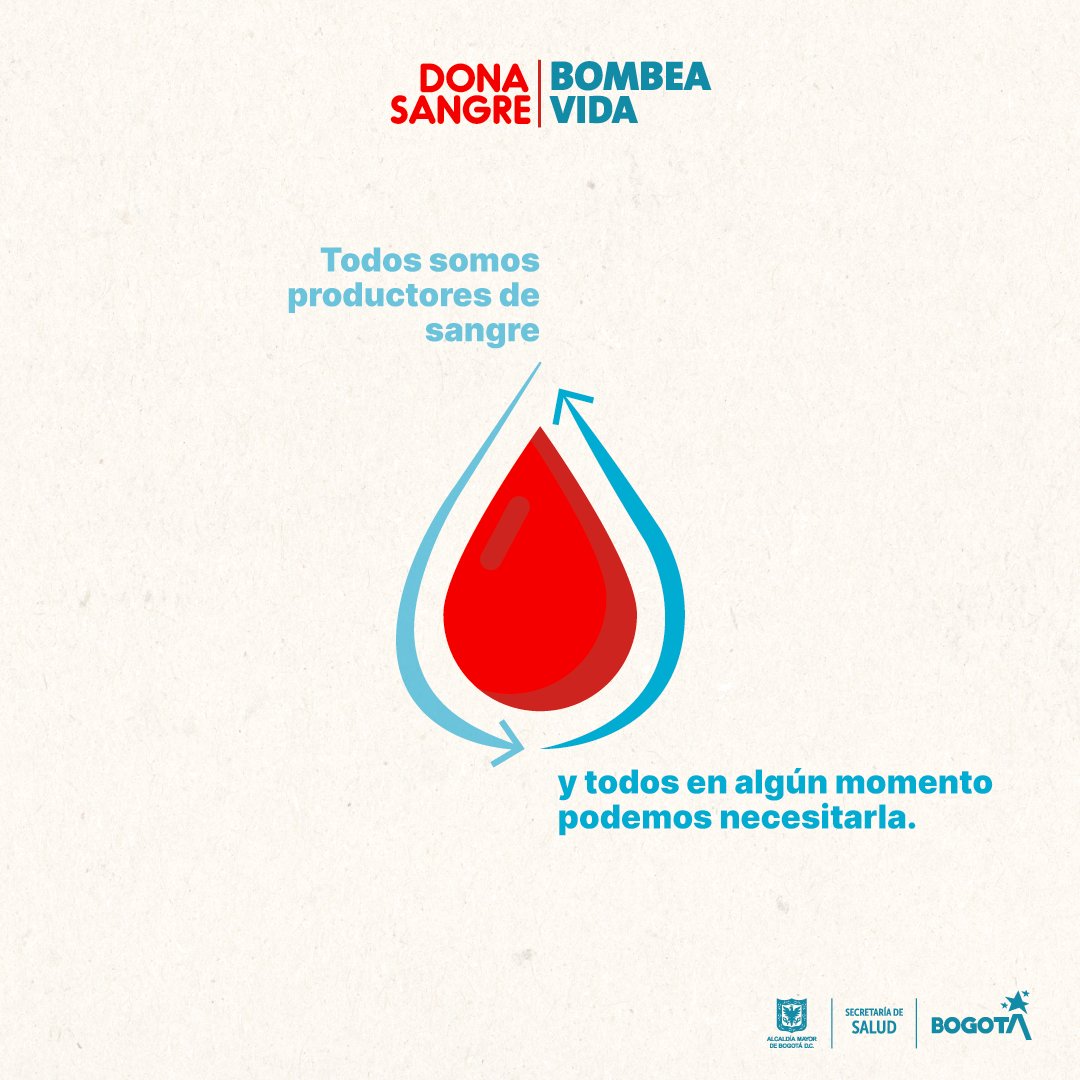 ⏰30 minutos de tu tiempo pueden traducirse en esperanza de vida para miles de personas en Bogotá. #BombeaVida a través de la donación de sangre🩸. ¡Aquí te contamos los puntos habilitados en toda Bogotá! 👉bit.ly/3U8M1ud