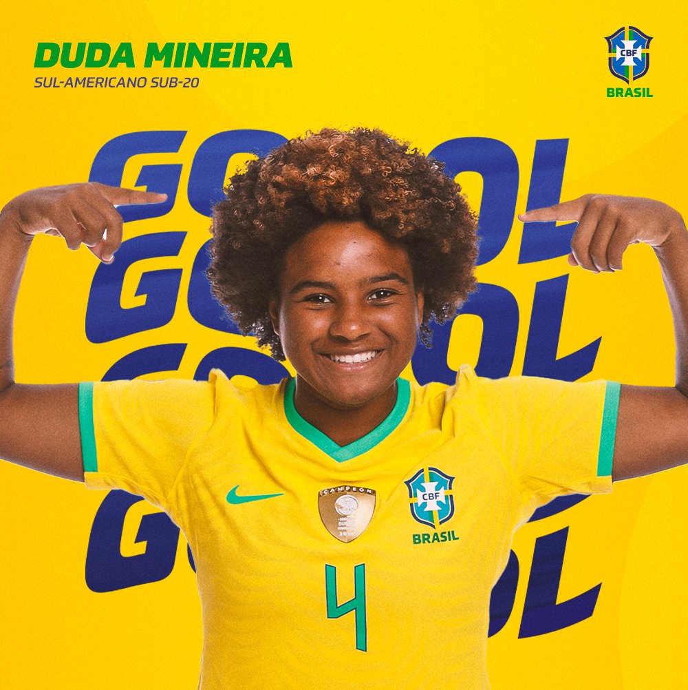 1° TEMPO - 20 min: GOOOOOOOOOOOOOOOOOOOOOOOOOOOOOOOOOOOOOOOOOOOOOOOOOOOOOOOOOOOOOOOL DO BRASIL! ZAGUEIRA ARTILHEIRA? TEMOS! DE CABEÇA PARA O FUNDO DO GOL! DUDA MINEIRAAAAAAA! VAMOS POR MAIS! 🇧🇷 2x0 🇵🇾 | #SeleçãoFemininaSub20 #BRAxPAR