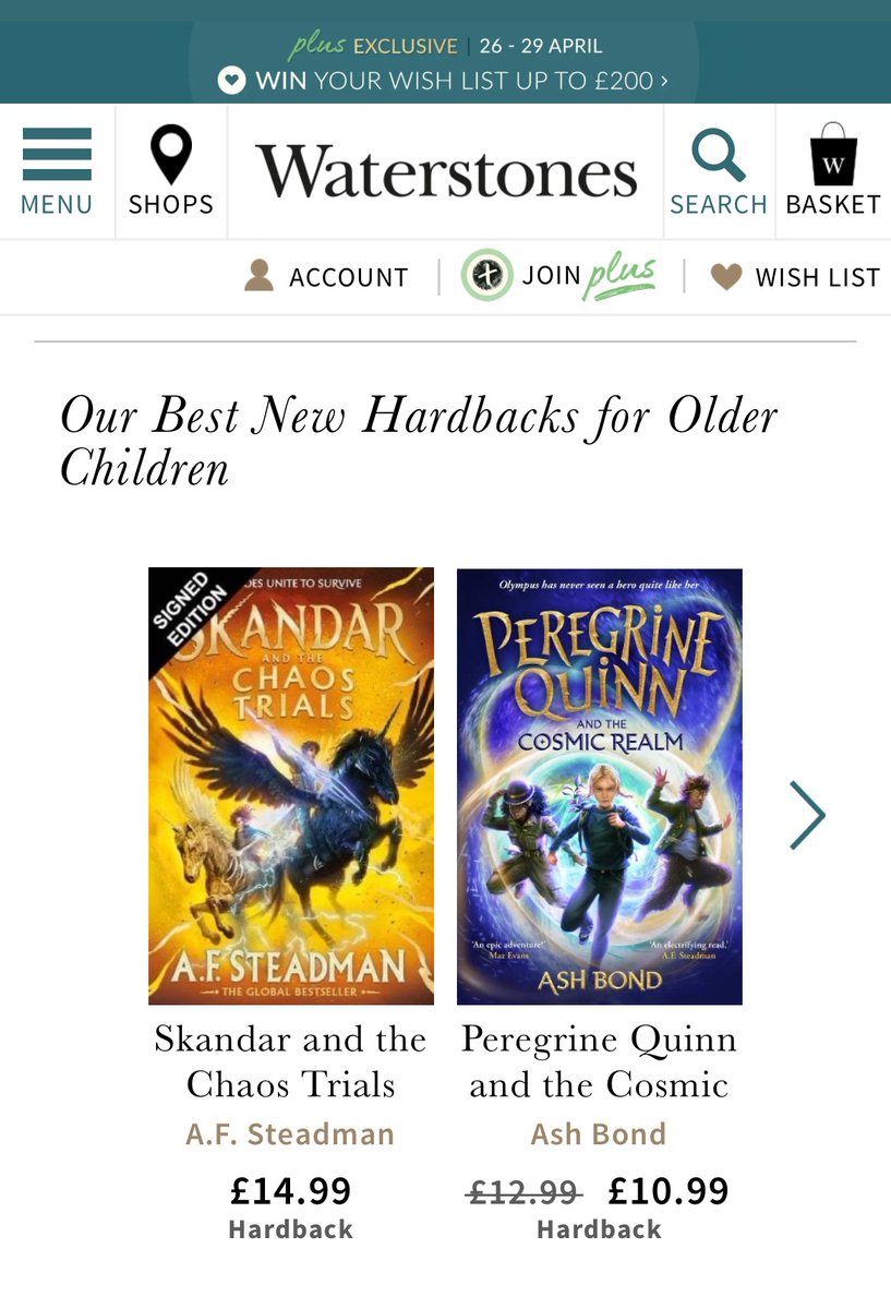 Just casually hanging out with @annabelwriter on the @Waterstones homepage… THANK YOU @WaterstonesKids and to the booksellers… did I mention @Waterstones262 have the dreamiest events team?! Wow. 😮 @piccadillypress @TheAgencyBooks