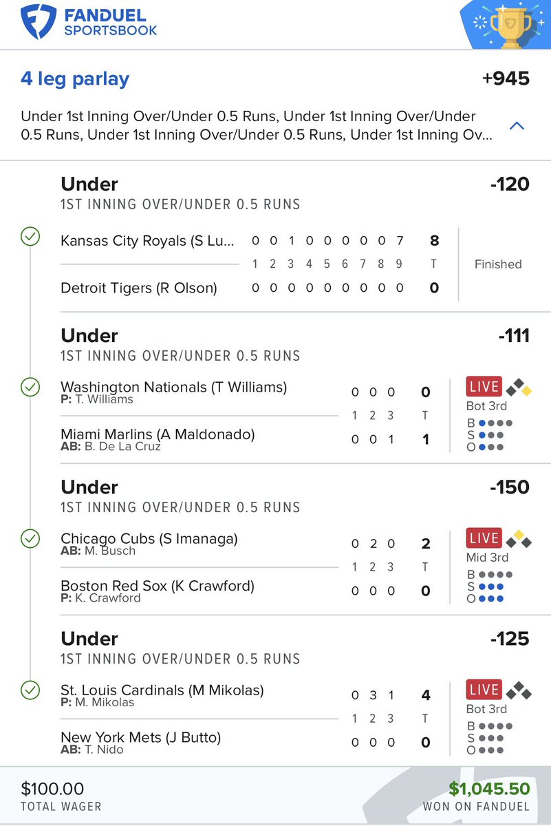HoodRich4Pres's tweet image. NRFI SWEEP IN VIP✅✅✅✅

IM HOT🔥🔥

$100 ➡️ $1,045.50 CASH MONEY 💵

DON’T MISS OUT ON TOMORROW ↙️
Whop.com/the-sweepers