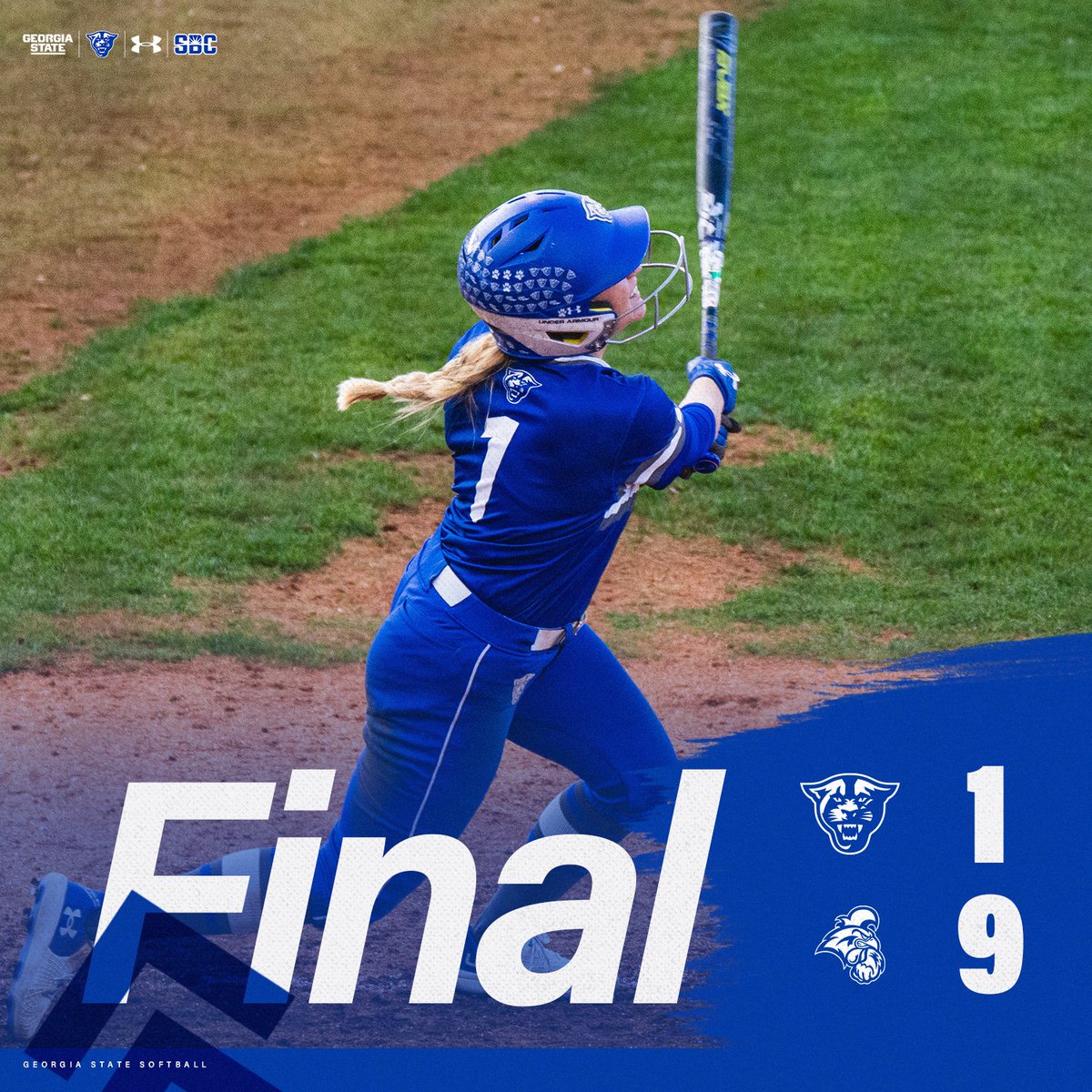 Final. The Panthers are back in action for game two against Coastal Carolina tomorrow at 2:00 p.m. #LightItBlue | #MakeItHappen