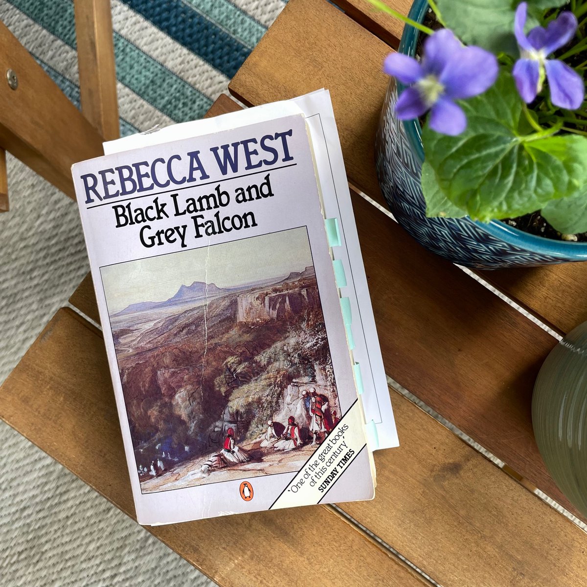 The. End. 🎉 !!!!!!!!!!

1050 pages. 4 months. The best co-readers possible. And my copy is in remarkably good shape for all the miles it’s put on. 

#BlackLamb24 

(Now, thanks to said co-readers, I have a list of rabbit holes I want to go down.)