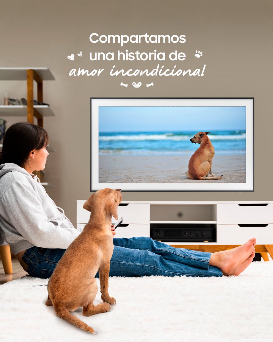 Porque los grandes momentos se comparten con los que más queremos 😌🐶 y con la TV que más preferimos. ❤

#TheFrame #SamsungPerú #Vaguito