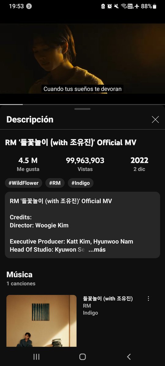 #StreamFor_RM #WildFlowerTo100M