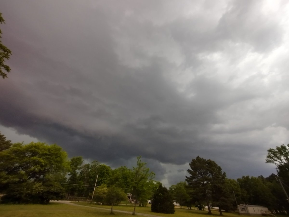 My front yard. The clouds are impressive. #arwx