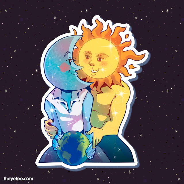 「A sticker this good is only visible when」|The Yetee 🌈のイラスト