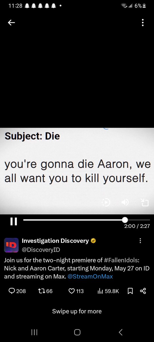 #AaronCarter behavior was him acting just as anyone would if they  got constant DEATH THREATS like him. His behavior was NOT erratic. Put yourself in his shoes and think about how you would act if people are threatening to kill you and they say that they know your home address