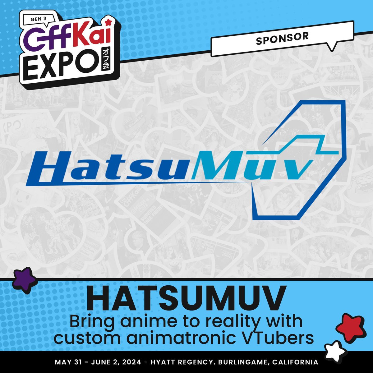 OffKaiExpo's tweet image. VTubing is all about pushing the boundaries of technology, and @HatsuMuv is at the forefront of VTubing robotics! 

Stop by their booth at #OffKaiGen3 to see how Vtubers can enter into our reality! 🤖