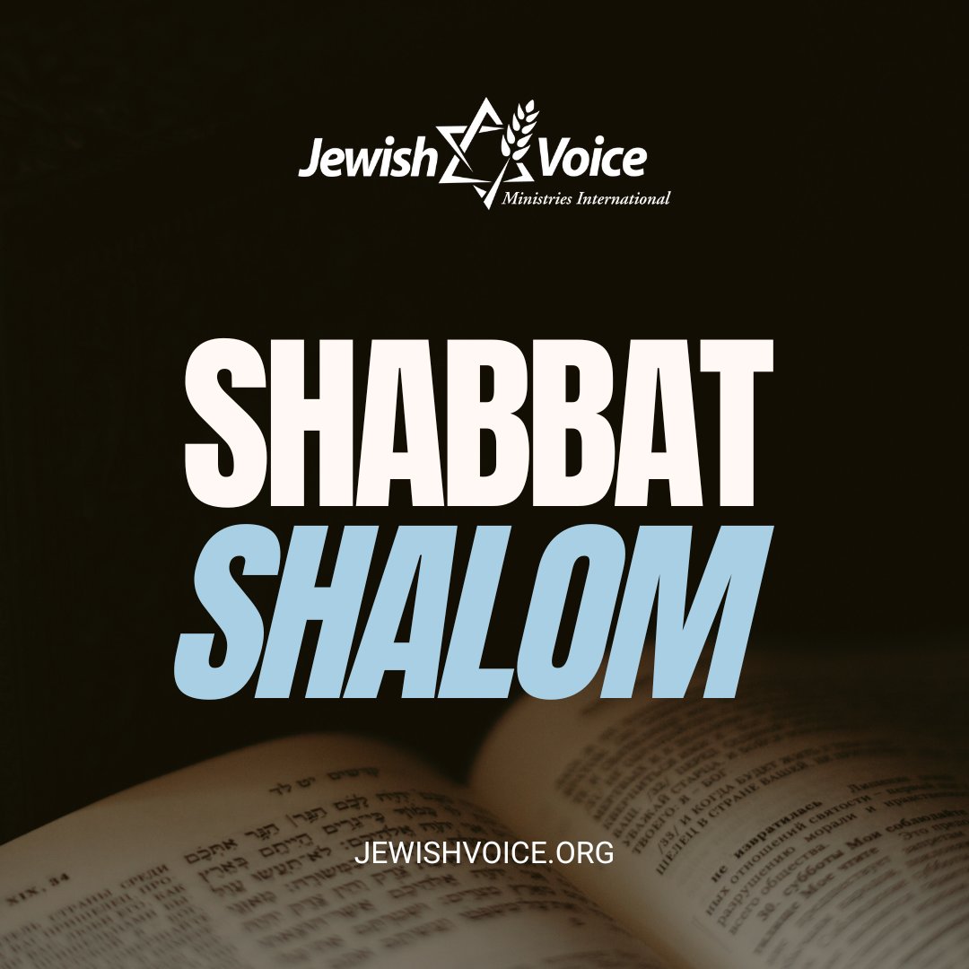 Shabbat Shalom from your friends at Jewish Voice! How are you enjoying Passover? Leave us a comment & let us know!​

#JewishVoice #ShabbatShalom #ItsTheWeekend #HappyFriday #Passover #JewishHolidays