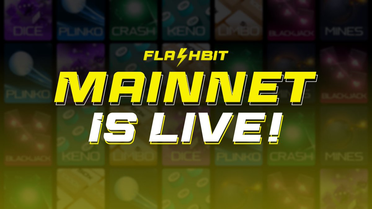 FlashBit Mainnet is 𝐋𝐈𝐕𝐄! 📍 flashbit.xyz ✷ Flash points enabled. 🎲 ✷ Referrals system unlocked. 🔓 Click, connect and play - all in an instant. Welcome to the future of GambleFi!