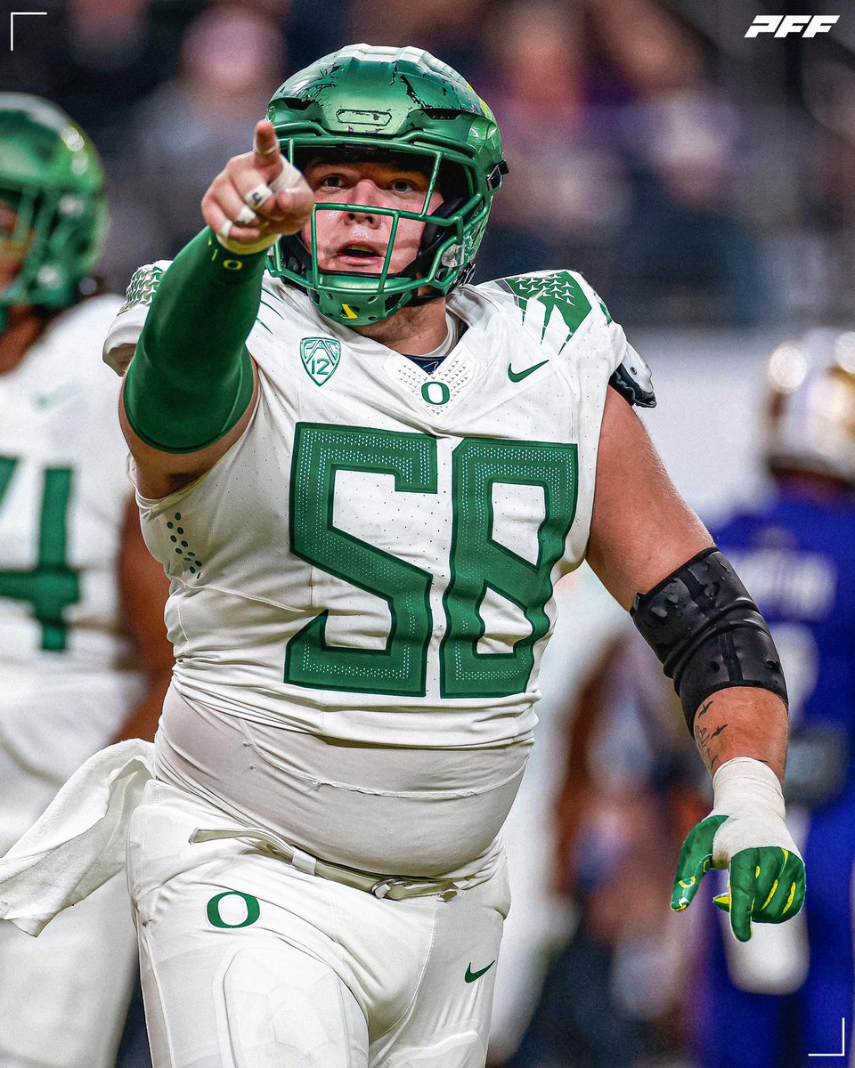 Jackson Powers-Johnson allowed ONE QB pressure on 481 pass-blocking snaps in 2023 😤🧱