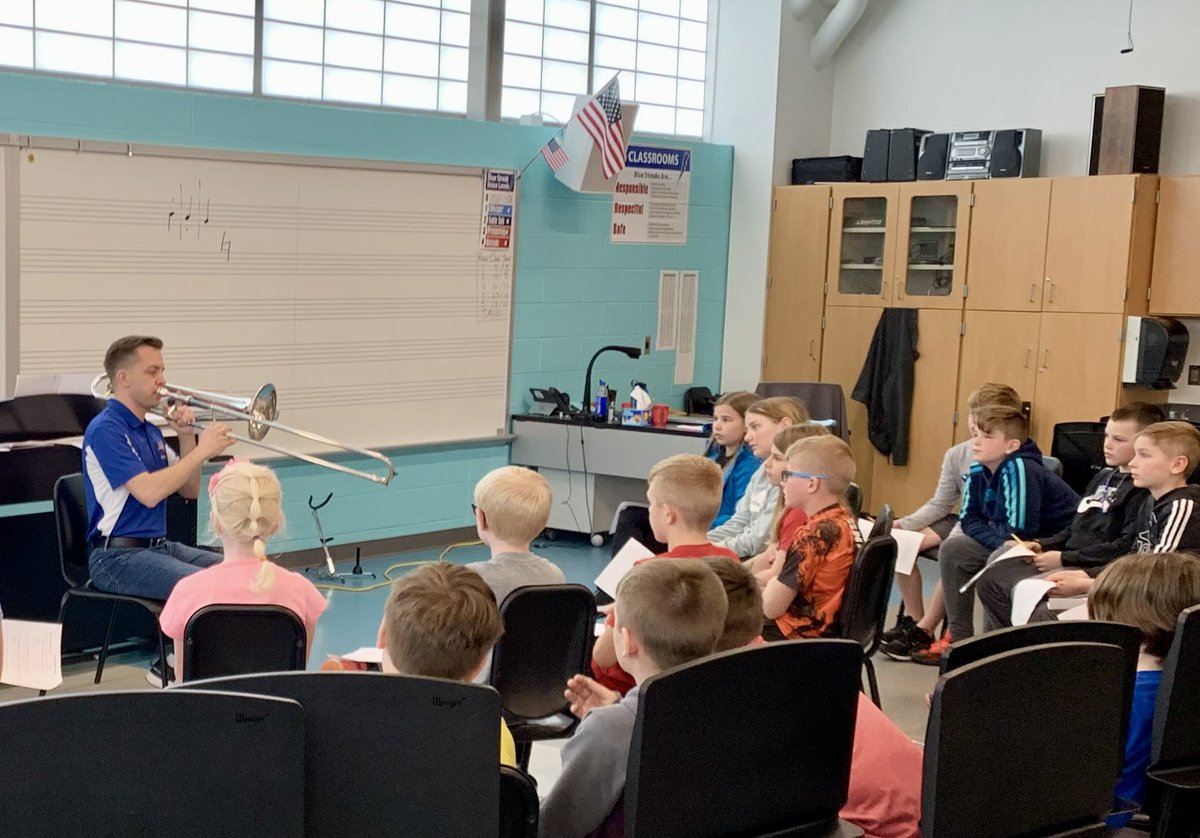 We had a wonderful day today at Lake Elementary, meeting the newest members of our band program and learning about selecting an instrument. What a pleasure to welcome the next generation of “The Pride of Lake Township!” 

Do YOU remember when you first joined band?