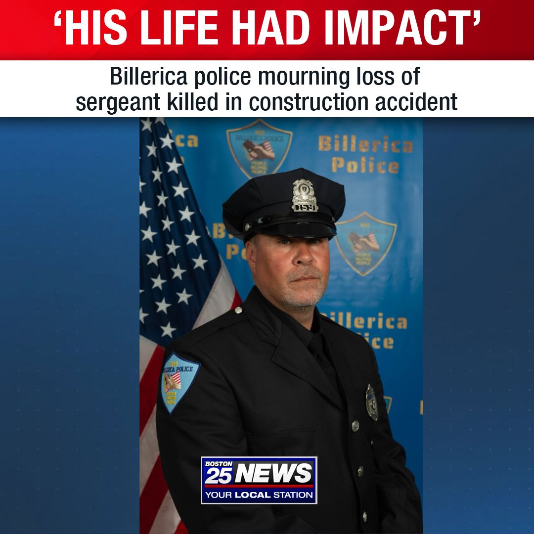 'He’s helped so many people. He’s saved so many people. His life had impact, it had meaning and I’m proud to have had him working for me here in Billerica,' Police Chief Roy Frost said. boston25.com/3WhDhDn