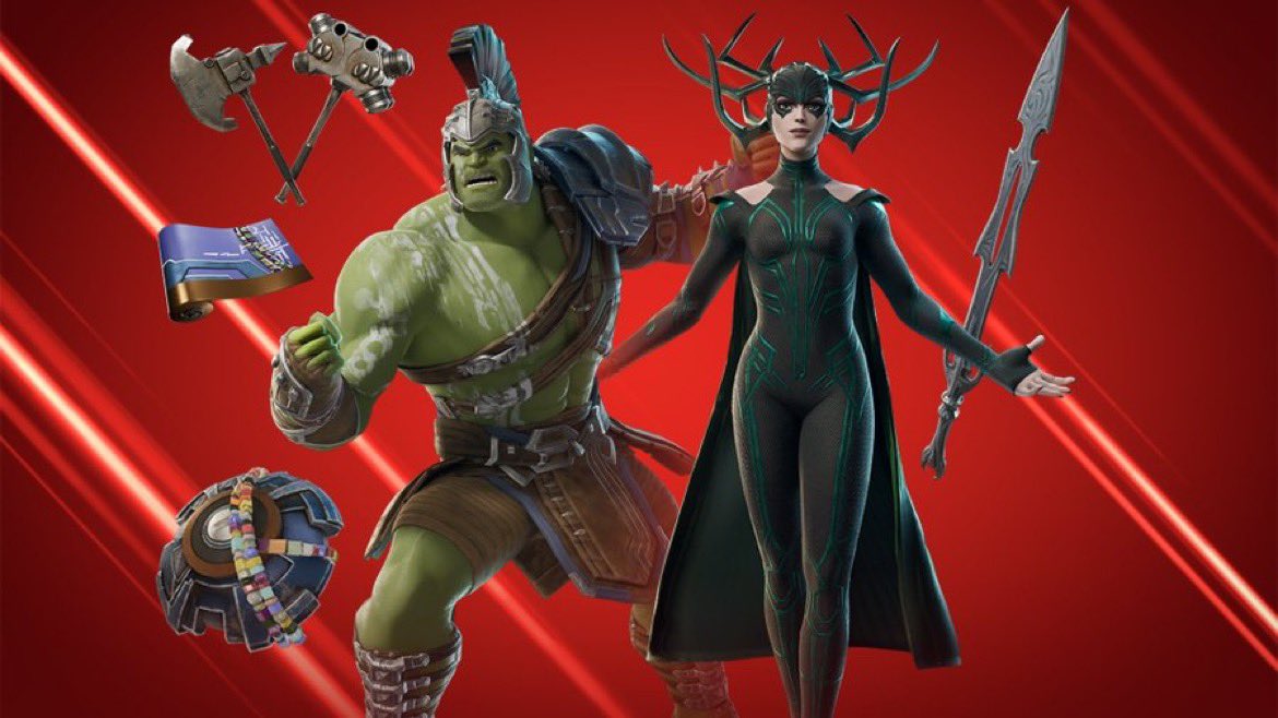 Like this tweet and reply with epic usernames if you want to be gifted or given code in DM’s to get the NEW MARVEL HELA AND SAKAARAN CHAMPION HULK BUNDLES from the Fortnite Item Shop! Enter before it’s too late 👀