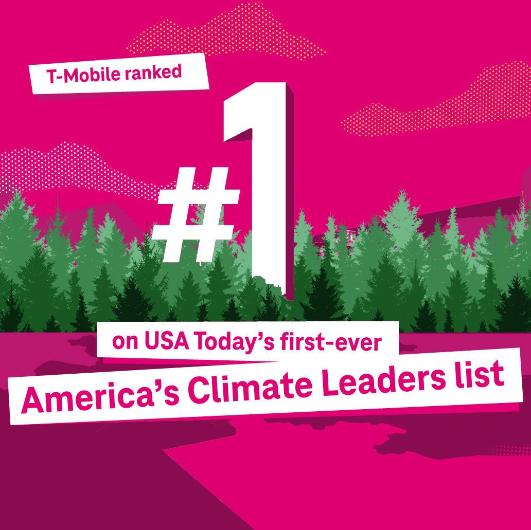 Proud to work for a company that is a sustainable industry leader out of a list of 400 companies 💪 @TMobile

#TeamMagenta #EarthWeek