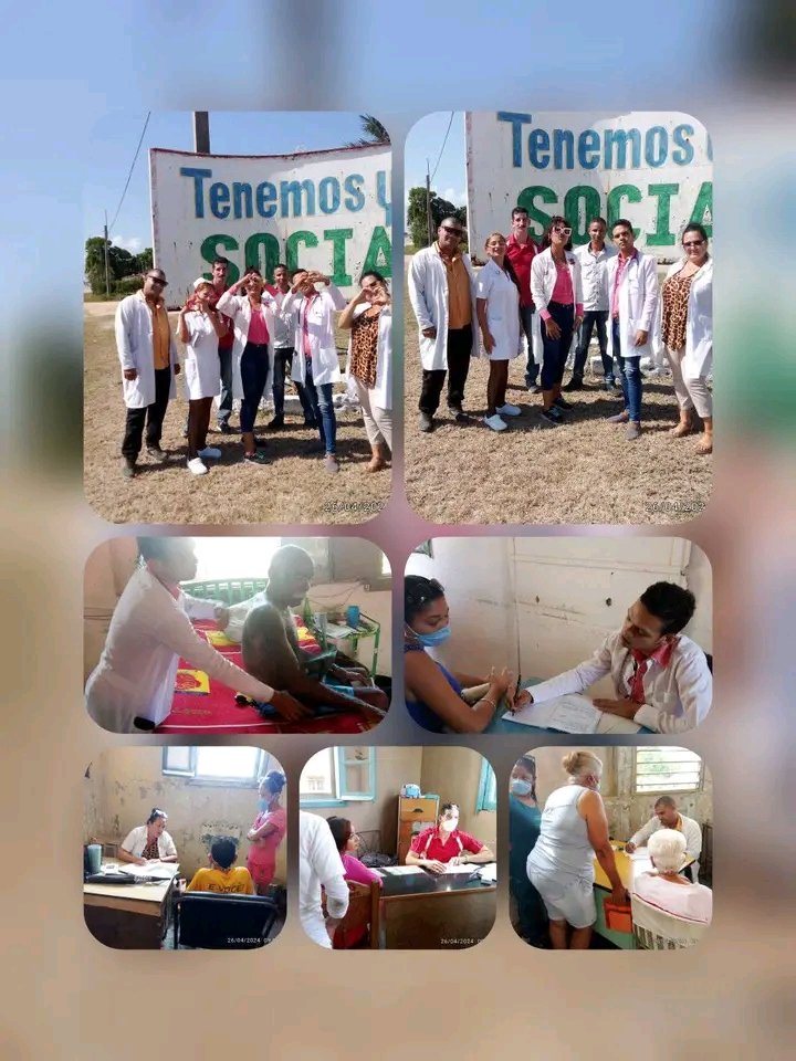 Hoy fue una buena jornada laboral!!! Se desplazó desde el Hospital General Docente Mártires de Mayarí hacia la comunidad de Guatemala,un equipo de trabajo, integrado por las especialidades de , Angiología, Neurología, Cirugía , Medicina Interna y Neumología #CubaPorLaVida
