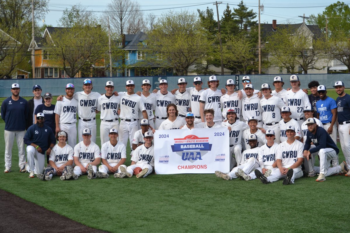 First champion crowned on UAA championship weekend is CWRU baseball!
