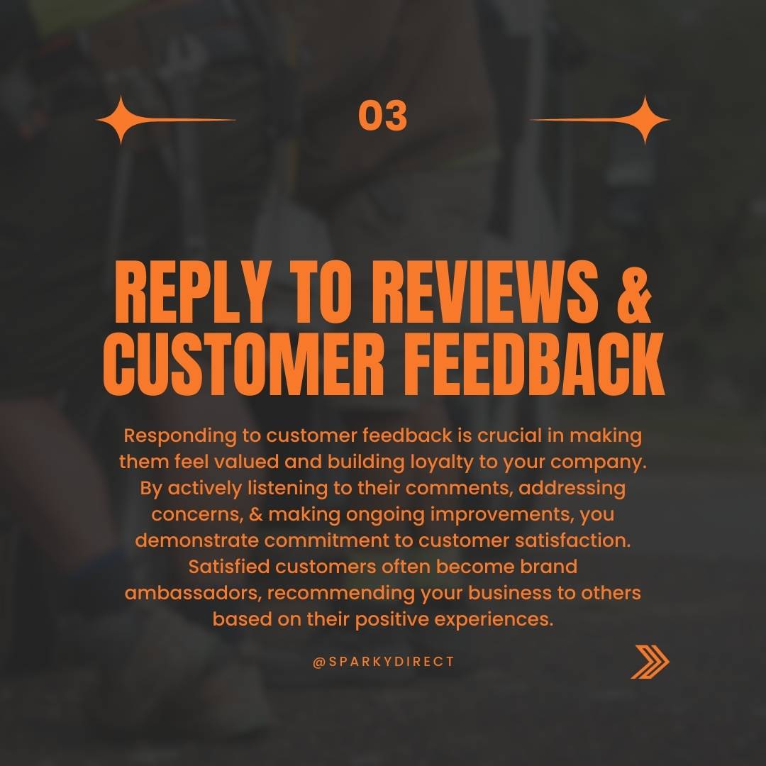 Sparkydirect's tweet image. Boost your business with the power of Google Business reviews! Discover these essential tips for leveraging customer feedback and take your business to new heights! 🚀✨🔥
.
#Sparky #SparkyDirect #Trade #Australia #Business #Tips #Marketing #Reviews #Google #Customerservice #GMB