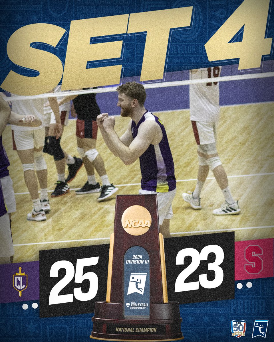 The atmosphere in here = ELECTRIC @StevensDucks and @CLUSports are headed into the fifth set! #D3vb | #WhyD3