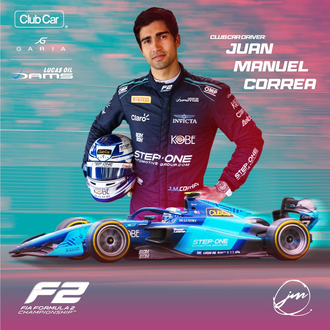 Club Car and Garia are thrilled to announce an exclusive new partnership with Formula 2 Driver, @JMCorrea__! 🌟 Click here to learn more about this exciting partnership: bit.ly/3UzJ7P6