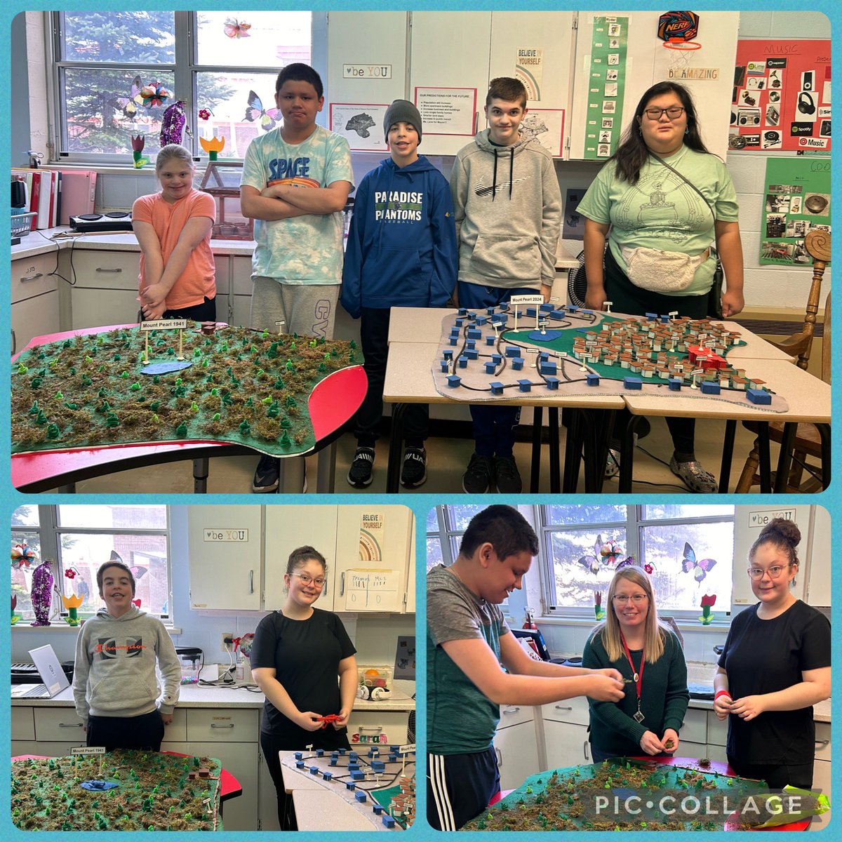 Continuing to connect with our community. Student’s have been working hard to compete these past and present models of our community. They were proud to show them to families at our Open House.  @mpipanthers @NLSchoolsCA  #CommunityConnections