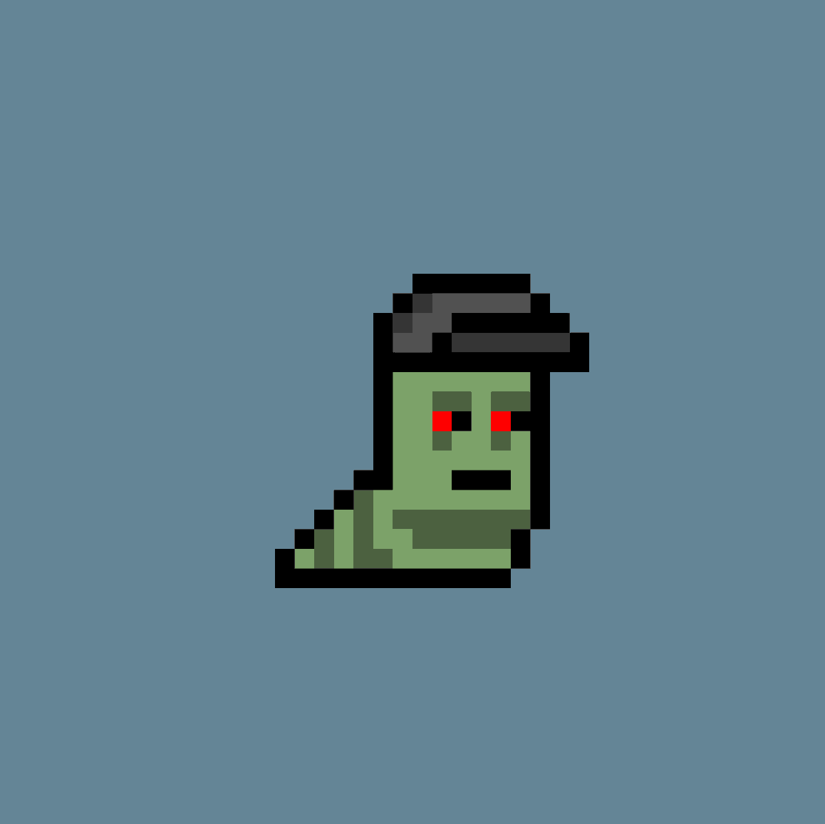 I got lucky and minted my @MicroLarvaLads Zombie🧟🐛
I dig that the image data is actually secured on-chain⛓️ and on <a href="/base/">Base</a>🛡️ where the gas to mint is like 10¢.

<a href="/Nakamingos/">Nakamingos 🦩</a>🦩 collectors get to claim 2 for free after paying the $5 <a href="/Indelible_Labs/">carve</a> service fee.