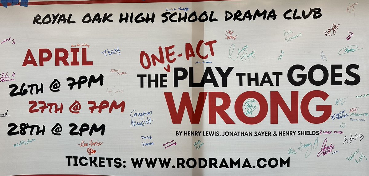 MichaelCorridor's tweet photo. Just witnessed the most incredible play! 🎭 The talent, dedication, and passion of our students truly shone on stage tonight. Huge applause to the cast, crew, and everyone involved in making this production a success! 👏 #ravenproud #ROravenpride https://t.co/OX70uain1y