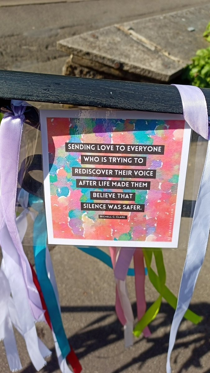 LOUDfence at St Anne's RC Church in Buxton @stannesbuxton. LOUDfence-Make your voice and your compassion visible.