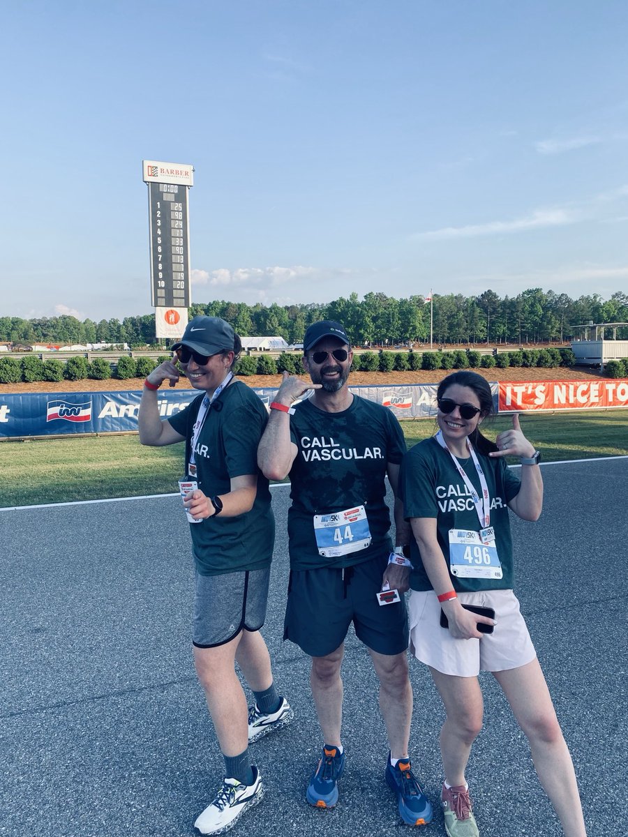 Benjamin Pearce (@hawkeyebjp) on Twitter photo <a href="/UABVascular/">UAB Vascular Surgery</a> representing at the Indy 5K <a href="/BarberMotorPark/">Barber Motorsports</a> thanks George!! <a href="/UABVascular/">UAB Vascular Surgery</a> representing at the Indy 5K <a href="/BarberMotorPark/">Barber Motorsports</a> thanks George!!