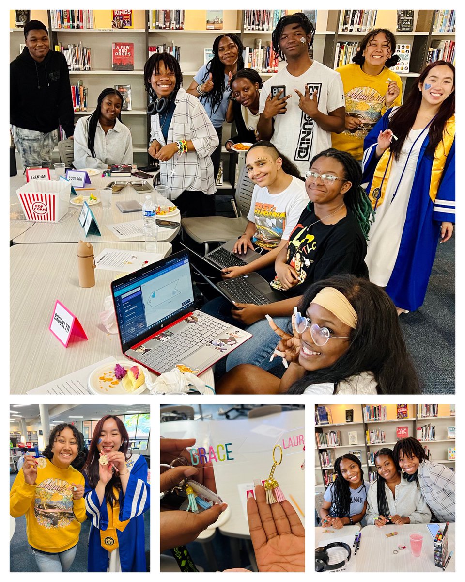 3 cheers for #bookclub Fridays!! 🙌 💙📚 #beststudentsever #lovetoread #loveyourlibrary #highschoollibrary #learningcommons #cobblms @McEachernHigh @ccalms @glma