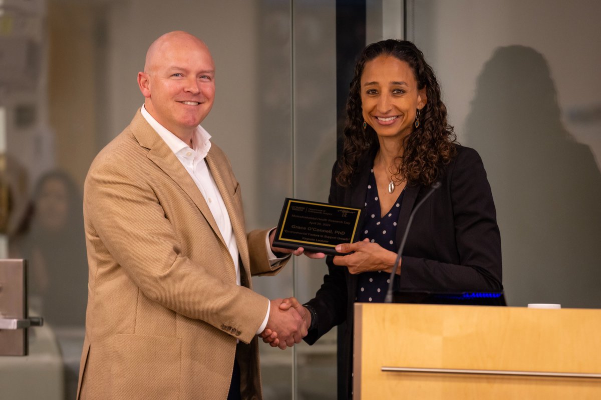 Thank you to our keynote speaker, Grace O'Connell, PhD, Professor of Mechanical Engineering at Berkeley Biomechanics @BerkeleyME, for attending our MSK Research Day and giving her insightful presentation on 'Environmental Factors to Support Growth.' @UCDavisBME @LeachLabUCD