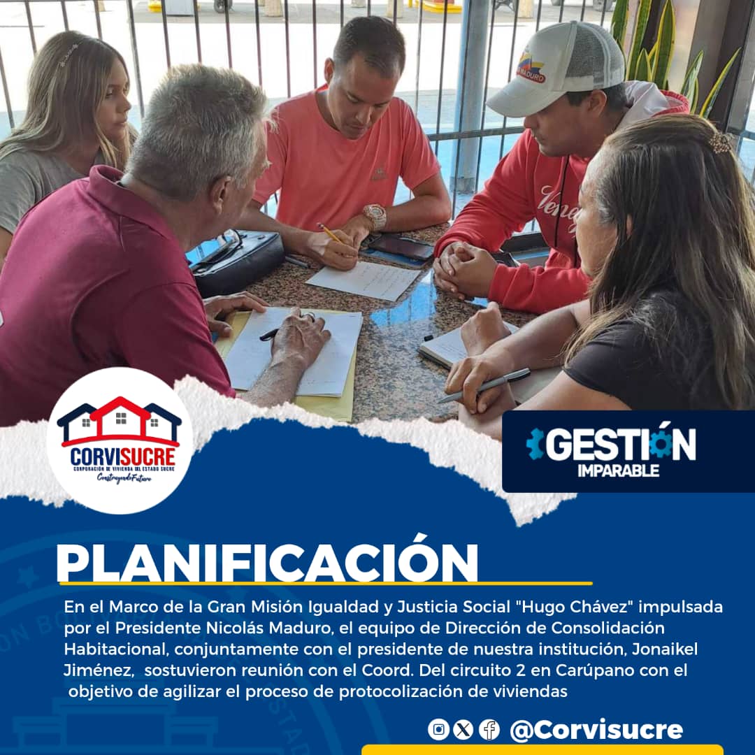 corvisucre02's tweet photo. En el marco de la misión igualdad y justicia social "Hugo Chávez" Continuamos con los avances en protocolización de viviendas en nuestro estado Sucre.

@NicolasMaduro
@GPintoVzla
@JonaVzla29
@sucregobierno_b

#IgualdadYJusticiaSocial https://t.co/0z07fgcLzh