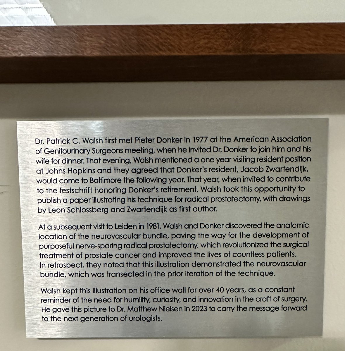 On this date in 1982, Dr Patrick Walsh performed the first purposeful nerve-sparing radical prostatectomy. Grateful for this and his many other contributions to the world ❤️🙏 #AUA24