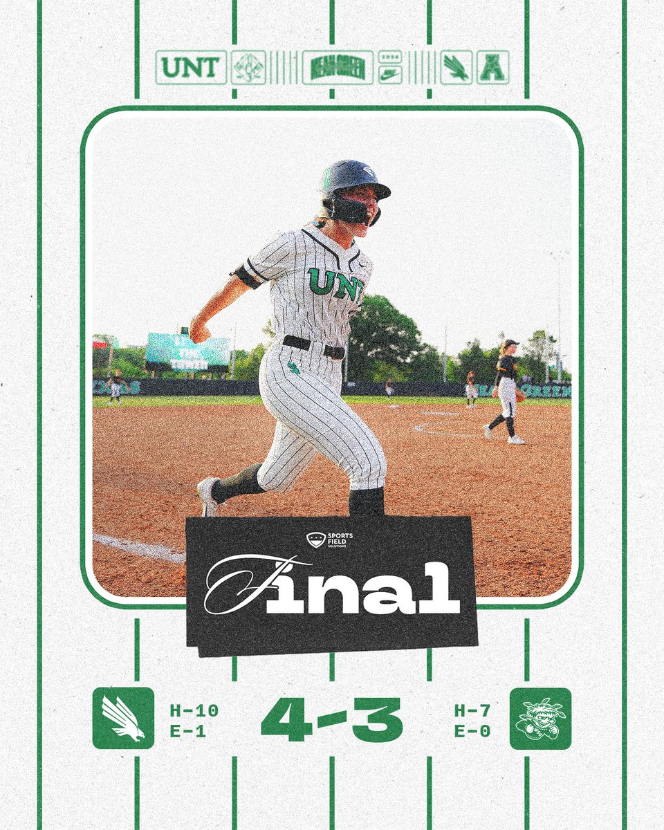 Super Senior Special @RaineyMolly delivers the extra-inning walk off winner in the 9th!! #LightTheTower 🟢 x #GMG 🦅