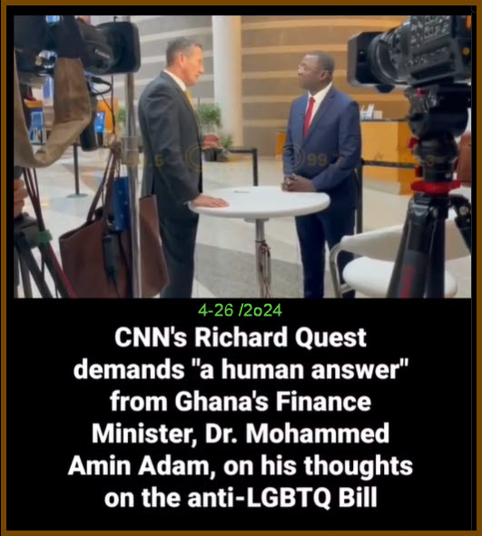 🏳️‍🌈  THANK YOU @richardquest on @questCNN 
#HumanRights anti-#LGBTQIA Law in #GHANA 🇬🇭
📌   STAND UP #NoH8 LGBTQIA #Rights Ghana